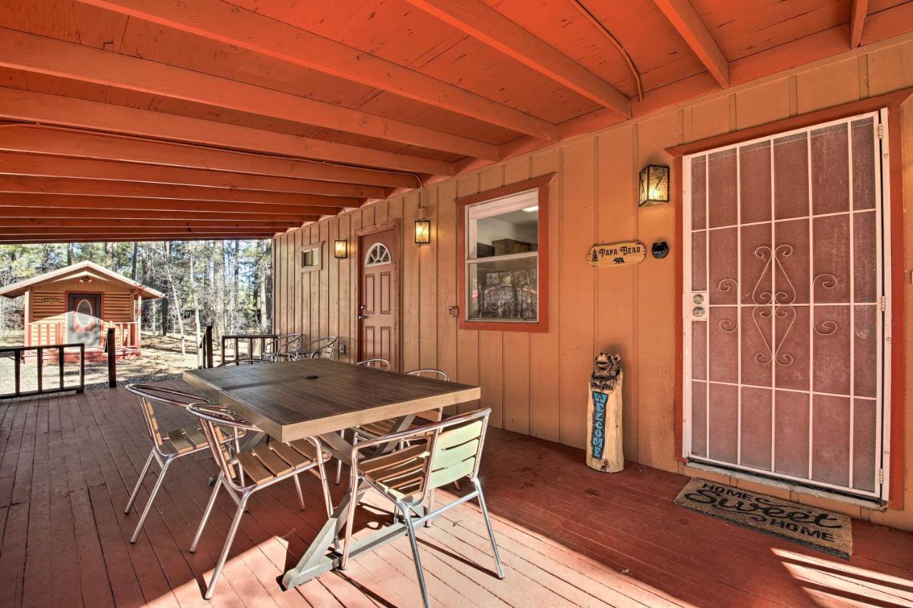 Pinetop Retreat With Hot Tub 3 Homes For Price Of 1 エクステリア 写真
